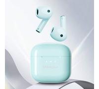 Shein Auriculares Bluetooth Lenovo LP23, de media oreja con sonido estéreo de alta fidelidad y micrófono sensible, llamadas de voz de alta definición, cance