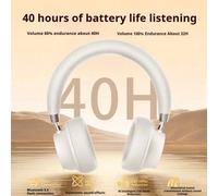 Shein Auriculares Bluetooth Lenovo TB300 con cancelación de ruido inteligente, diafragma grande de 40 mm, batería de 40 horas de duración y sonido panorámic