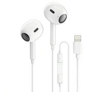 Shein Auriculares con cable con conector Lightning, auriculares con cable con conector Lightning compatibles con 14/13/12/11/XR/XS/X/8/7/SE/Pro/Pro Max, con