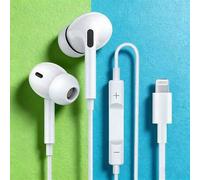 Shein Auriculares con cable con control en línea, compatibles con 14/13/12/11/XR/XS/X/8/7/SE/Pro/Pro Max