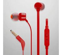 Shein Auriculares con cable con micrófono Tune 110 In-Ear, audífonos estéreo para computadora, juegos, deportes, con conector de 3.5 mm compatible para llam