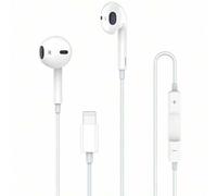 Shein Auriculares con cable intrauriculares con conector Lightning de Apple; también incluye un enchufe de 3.5 mm y un adaptador de 3.5 mm a Lightning. Auri