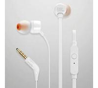 Shein Auriculares con cable intrauriculares Tune 110 con micrófono, auriculares estéreo para computadora, juegos, deportes, compatible con conector de 3,5 m