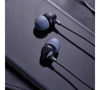 Shein Auriculares con cable MDR-EX15LP, alta compatibilidad con conector de 3,5 mm, cable resistente a enredos, diseño intraaural ligero, compatible con múl