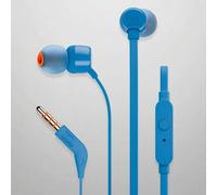 Shein Auriculares con cable y micrófono Tune 110 In-Ear, auriculares estéreo para computadora, juegos, deportes, compatible con conector de 3,5 mm para llam