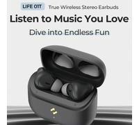 Shein Auriculares deportivos inalámbricos LIFE 01T, auriculares intrauriculares/semi-intrauriculares, cancelación de ruido ENC, control táctil, auriculares
