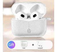 Shein Auriculares inalámbricos Bluetooth 5.3 de HP con micrófono, batería de 30 horas de duración, carga tipo C, diseño resistente al sudor IPX4, adecuado p