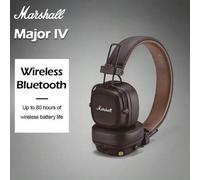 Shein Auriculares inalámbricos Bluetooth Clásicos Major IV 4, con graves profundos, plegables, estilo música pop/rock retro, auriculares originales