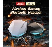 Shein Auriculares inalámbricos Bluetooth Lenovo GM2 Pro 5.3 con micrófono, auriculares con llamadas HD, modo de juego dual, bajo latencia, empaquetado en ch