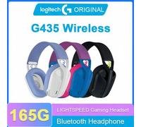 Shein Auriculares inalámbricos Bluetooth Logitech G435 LIGHTSPEED para juegos con sonido envolvente, sobre la oreja, para PC, portátiles, juegos y música