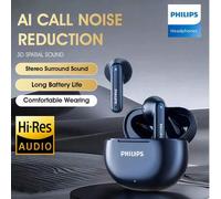 Shein Auriculares inalámbricos Bluetooth Philips TWS, TAT1199, reducción de ruido con IA, efectos de sonido espaciales, batería de larga duración, baja late