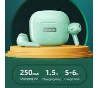 Shein Auriculares inalámbricos Bluetooth V5.1 Lenovo LP40 Pro TWS con cancelación de ruido, impermeables, para deportes, con empaquetado y manual en chino