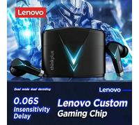 Shein Auriculares inalámbricos Bluetooth V5.1 Lenovo LP6 TWS con modo dual para música y juegos, auriculares deportivos con micrófono