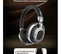 Shein Auriculares inalámbricos de moda Lenovo LE602 con estuche de transporte, controlador dinámico grande, audio HIFI de alta calidad, larga duración de la
