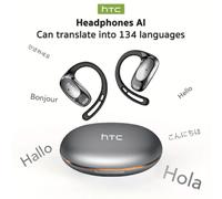 Shein Auriculares inalámbricos HTC NE35 AI con traducción en tiempo real, auriculares de oreja abierta, última versión BT V6.0, reducción de ruido y llamada