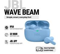 Shein Auriculares inalámbricos JBL Wave Beam con resistencia al agua IP54 e IPX2, llamadas manos libres y 32 horas de duración de la batería