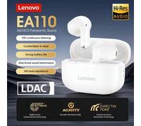 Shein Auriculares inalámbricos Lenovo EA110, Bluetooth 5.4, 3.5g de peso ligero tipo semi-intrauricular, 24 horas de tiempo de reproducción con cancelación