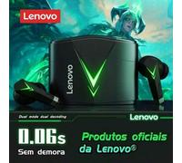 Shein Auriculares inalámbricos Lenovo LP6 TWS con Bluetooth v5.1, modo dual de música y juegos, auriculares deportivos con micrófono