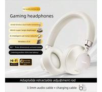 Shein Auriculares inalámbricos Lenovo TB300 Over-Ear - Auriculares inalámbricos/con cable para juegos con sonido Hi-Fi, cancelación activa de ruido (ANC), b