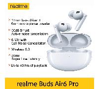 Shein Auriculares inalámbricos Realme Buds Air6 Pro con cancelación activa de ruido de 50dB, Bluetooth 5.3 TWS, regalos/presentes de Navidad