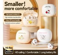 Shein Auriculares inalámbricos Sanrio Hello Kitty con cancelación de ruido, audífonos intrauriculares con batería de 200 mAh, ideales para deportes, ejercic