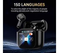 Shein Auriculares inalámbricos TWS con cancelación de ruido ANC+ENC, interpretación simultánea, modo de doble oído, grabación en vivo, pantalla LED digital,