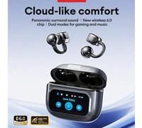 Shein Auriculares inteligentes Bluetooth Lenovo RS107, estilo clip-on con pantalla táctil inteligente, cancelación de ruido, música, deportes, Bluetooth 6.0