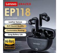 Shein Auriculares intrauditivos Bluetooth Lenovo ERAZER EP118, inalámbricos con batería de larga duración, cancelación de ruido, resistentes al agua, ideale