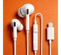 Shein Auriculares intraurales con cable compatibles con la interfaz Lightning de Apple, auriculares intraurales con cable para iPhone/Lightning, EarPods con