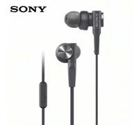 Shein Auriculares intraurales premium MDR-XB55AP con graves extra, micrófono, auriculares estéreo con cable de 3.5 mm, auriculares deportivos con manos libr
