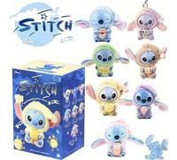 Shein [Autorización de Disney] 1 Caja Misteriosa Cute Stitch - Serie Disney Stitch One Bite - Colgante hecho a mano de anime de dibujos animados de Disney -