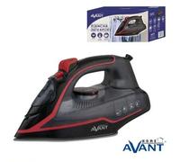 Shein AVANT Plancha ropa de vapor AV6106 - Suela Cerámica Antiadherente - Termostato regulable - Depósito de 210ML - 2200W Temperatura Adaptada - Color Negr