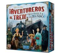 Shein ¡Aventureros al Tren! La Vuelta al Mundo - Juego de Tablero - Para toda la familia - A partir de 8 años - Duración por partida 30-60 min. - Español -