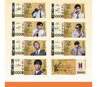 Shein B/TS ARIRANG Un billete falso de won coreano, impreso con todos los miembros de Bt/S, recuerdos coleccionables de K-POP ARMY, decoraciones para álbume