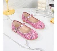 Shein Bailarinas de niña tipo Mary Jane para dama de honor, invitada de boda, apropiadas para niñas pequeñas, niñas y niñas grandes, zapatos de fiesta de mo