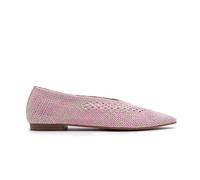 Shein Bailarinas de rafia trenzada de mujer, Zapatos planos de crochet para verano