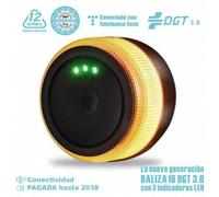 Shein Baliza V16 Geolocalización DGT 3.0 mas Avanzada | con 3 Indicadores Led Conexíon | Bateria | GPS Homologada por DGT [SIM y Datos Pagados hasta 2038]