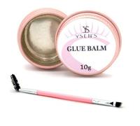 Shein Bálsamo adhesivo para levantamiento de pestañas, adhesivo fuerte y pegajoso con sabor a fruta para permanente de pestañas y cejas, gel para laminado d