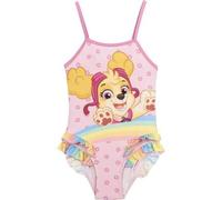 Shein Bañador Paw Patrol Para Niñas - Traje de Baño Infantil de 1 Pieza Con Estampado Divertido de Paw Patrol - Bañador Elástico, Cómodo y de Secado Rápido,