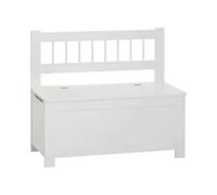 Shein Banco de almacenamiento arcón infantil de madera blanco - 74,5x34x64cm. Envio gratis en 24/48h