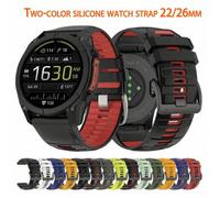 Shein [Banda de silicona Garmin] Banda deportiva de silicona de liberación rápida Garmin | Correa ajustable y transpirable de dos tonos | Compatible con Fen