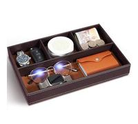 Shein Bandeja de bolsillo vacía, bandeja de almacenamiento, bandeja para varios artículos, caja de almacenamiento de escritorio, caja de almacenamiento de m
