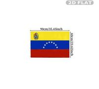 Shein Bandera plana 2D, bandera nacional del país de América Latina VE VEN 8 estrellas, bandera de poliéster ideal para decoración de jardín, fiesta y desfi