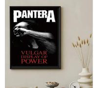 Shein Bandera unisex "Vulgar Display Of Power" de Pantera - Arte en lienzo, merchandising de la banda sin marco, decoración de habitación con temática de an