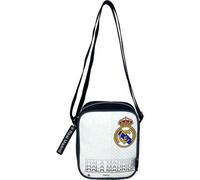 Shein Bandolera Real Madrid Licencia Oficial - Bandolera Real Madrid Con Múltiples Compartimentos con Cierre y Correa Ajustable y Cómoda⚫ Envío GRATIS ✅ En
