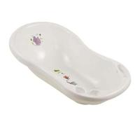 Shein Bañera ergonómica con tapón Hippo, de 0 a 12 meses, 84 cm, Maria, blanco. Envió gratis 24/72h