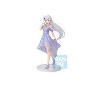 Shein Banpresto BP63601 Ichibansho Figura Emilia (Dreaming Future Story) Re:Zero Starting Life In Another World 19 cm, Multicolor