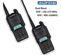 Shein Baofeng UV-9R Plus - Walkie talkie de alta potencia con carga rápida por USB - Radio CB y Ham portátil de largo alcance para aventuras de caza