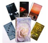 Shein Baraja de 78 cartas "Secretos ocultos del corazón" Cartas de oráculo y adivinación para obtener perspectiva y orientación, material de papel, mazos de