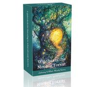 Shein Baraja de Cartas Oracle "Brujas del Bosque Iluminado por la Luna", diseño original, 54 cartas para guía, juegos de cartas, cartas de tarot